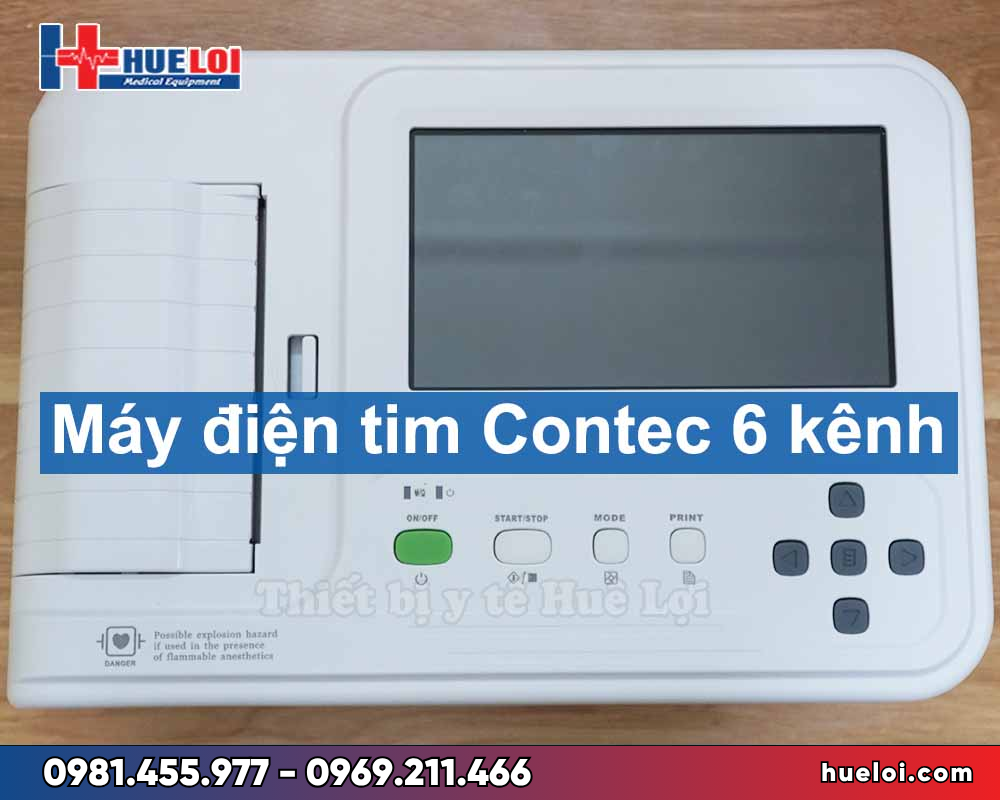 Máy điện tim 6 kênh Contec-600G